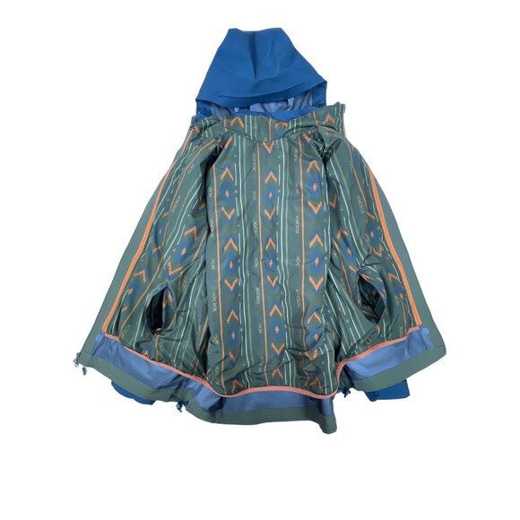 Territory Ahead Men's Blue Olive and Orange 3 in 1 Jacket Sz L - Picture 15 of 16